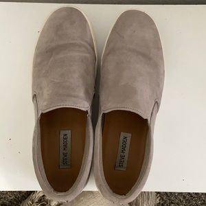 Steve Madden Grey Side Platform Shoes